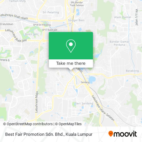 Peta Best Fair Promotion Sdn. Bhd.