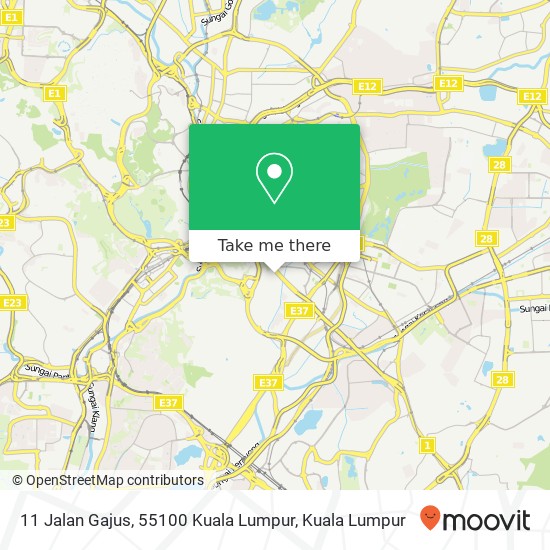 11 Jalan Gajus, 55100 Kuala Lumpur map