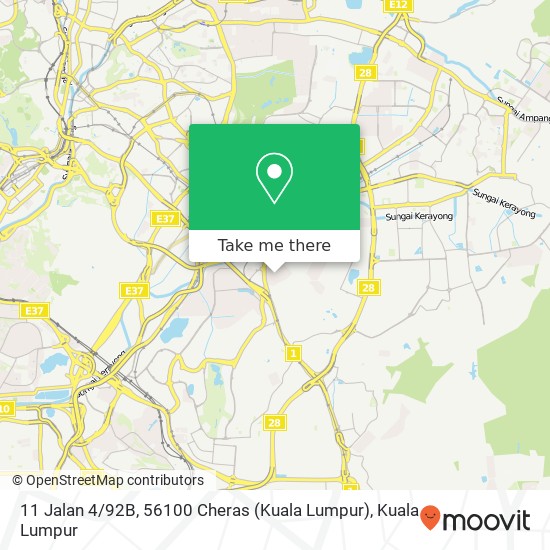 11 Jalan 4 / 92B, 56100 Cheras (Kuala Lumpur) map