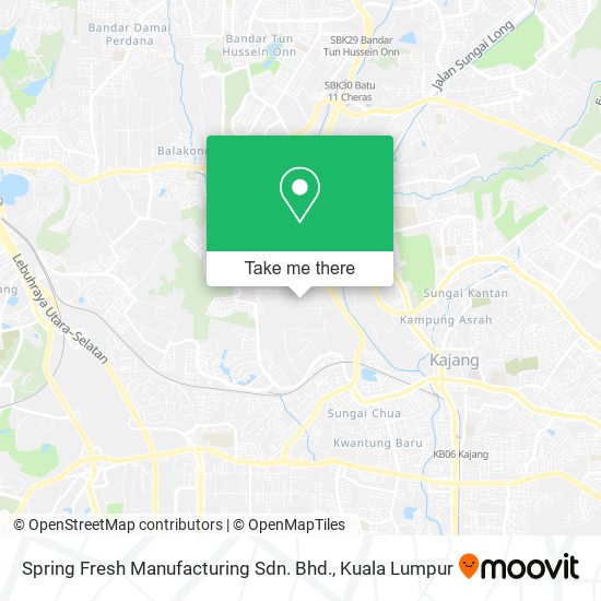 Spring Fresh Manufacturing Sdn. Bhd. map
