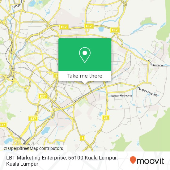 LBT Marketing Enterprise, 55100 Kuala Lumpur map