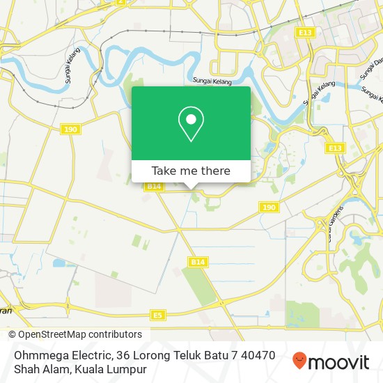 Ohmmega Electric, 36 Lorong Teluk Batu 7 40470 Shah Alam map