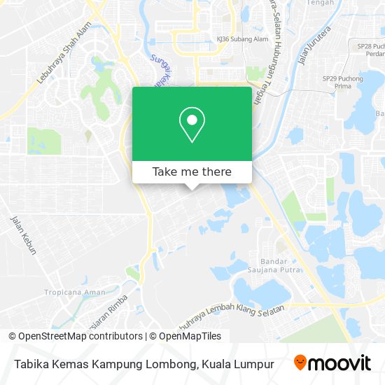 Tabika Kemas Kampung Lombong map