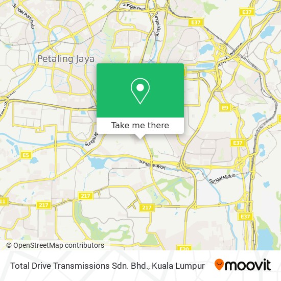 Total Drive Transmissions Sdn. Bhd. map