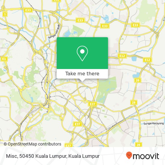 Misc, 50450 Kuala Lumpur map