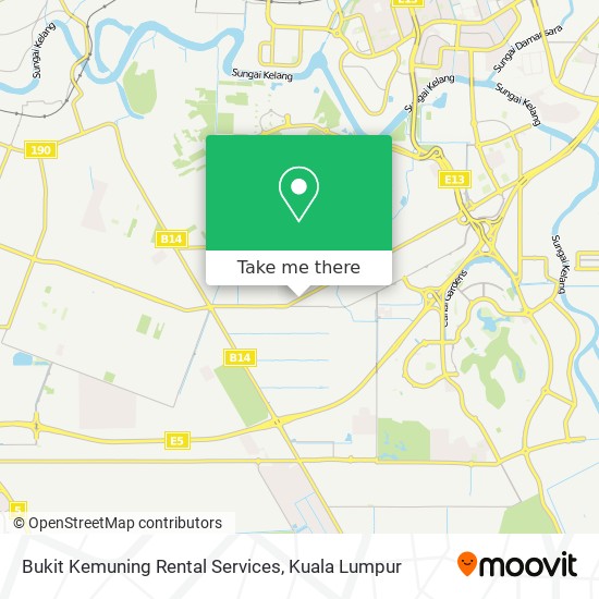 Bukit Kemuning Rental Services map