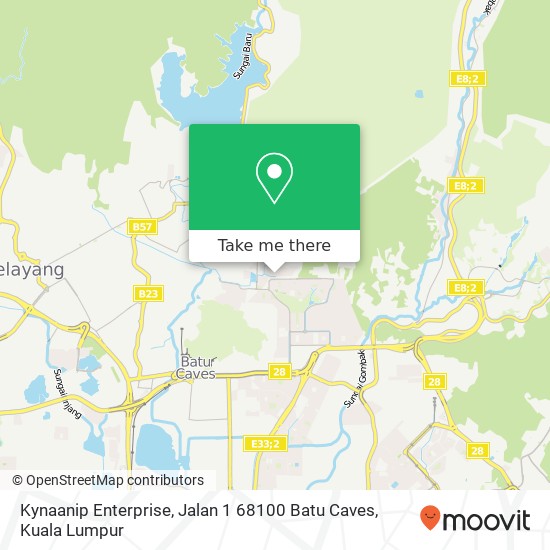 Kynaanip Enterprise, Jalan 1 68100 Batu Caves map