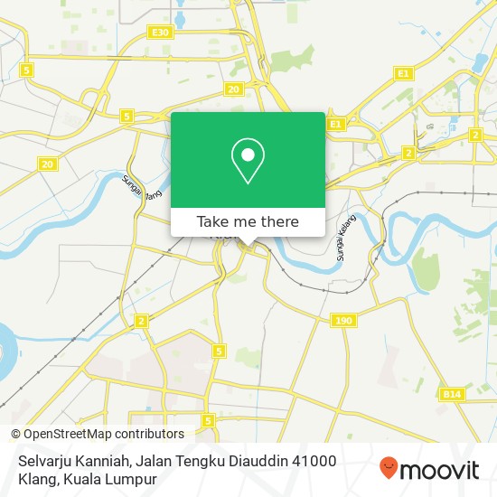 Selvarju Kanniah, Jalan Tengku Diauddin 41000 Klang map