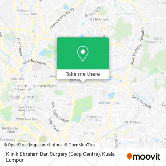 Peta Klinik Ebrahim Dan Surgery (Eecp Centre)