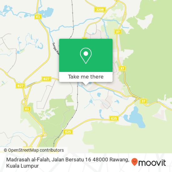 Madrasah al-Falah, Jalan Bersatu 16 48000 Rawang map