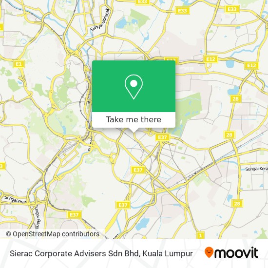 Sierac Corporate Advisers Sdn Bhd map