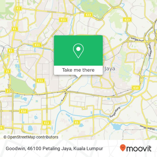 Goodwin, 46100 Petaling Jaya map