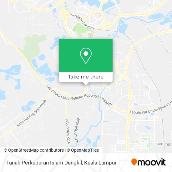 Peta Tanah Perkuburan Islam Dengkil