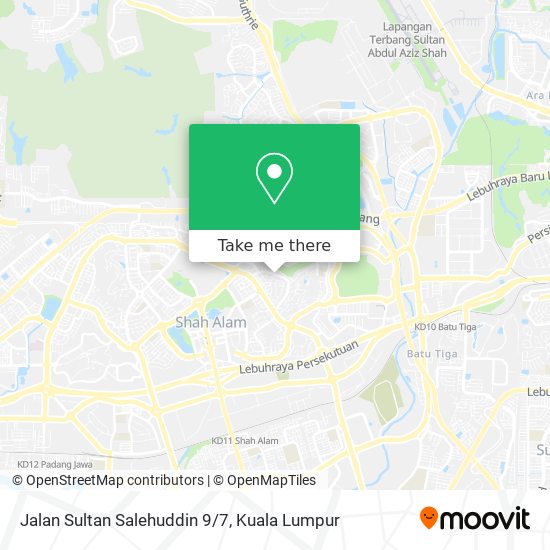 Peta Jalan Sultan Salehuddin 9/7