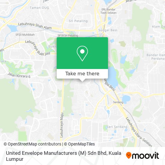 United Envelope Manufacturers (M) Sdn Bhd map