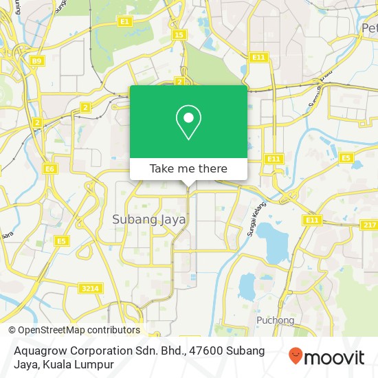 Aquagrow Corporation Sdn. Bhd., 47600 Subang Jaya map