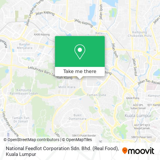 National Feedlot Corporation Sdn. Bhd. (Real Food) map