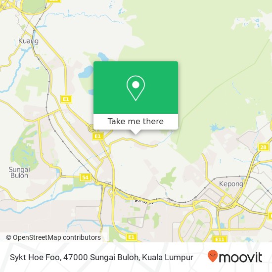 Peta Sykt Hoe Foo, 47000 Sungai Buloh