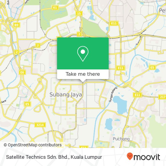 Satellite Technics Sdn. Bhd. map