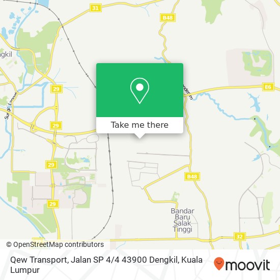 Qew Transport, Jalan SP 4 / 4 43900 Dengkil map