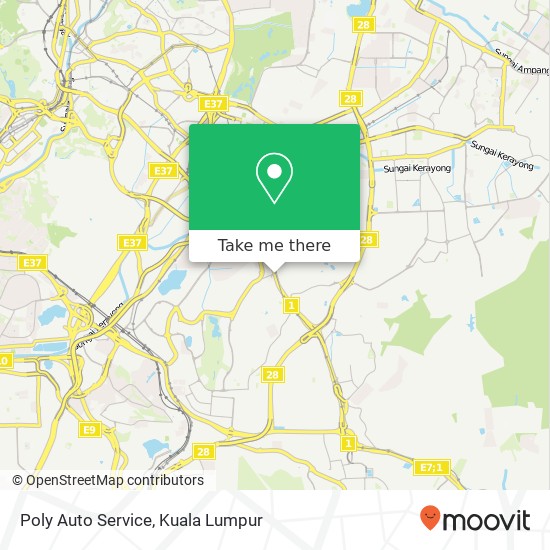 Poly Auto Service map