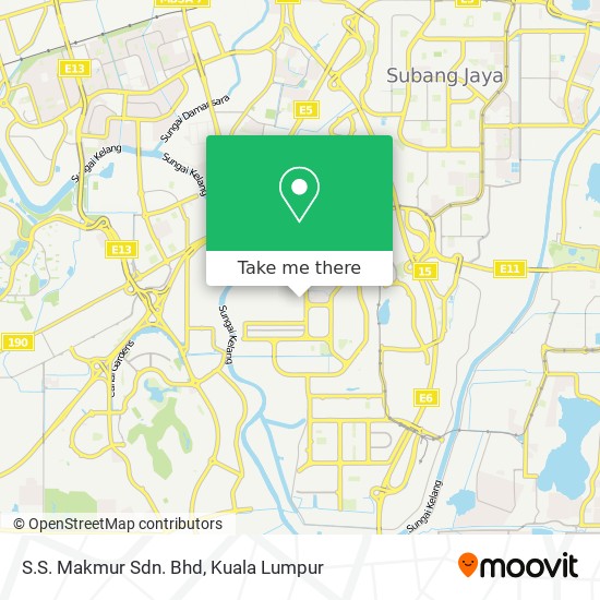 S.S. Makmur Sdn. Bhd map