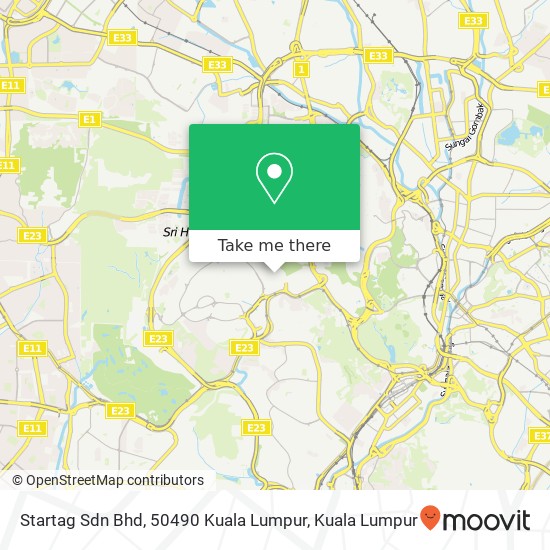 Startag Sdn Bhd, 50490 Kuala Lumpur map