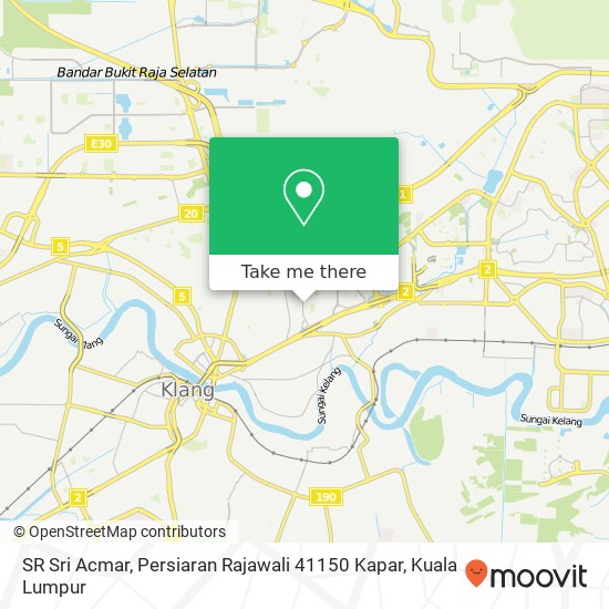 SR Sri Acmar, Persiaran Rajawali 41150 Kapar map