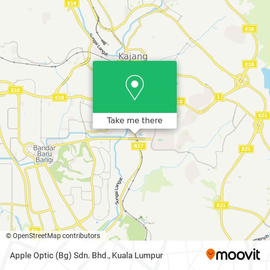 Apple Optic (Bg) Sdn. Bhd. map