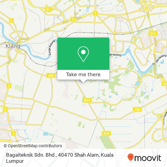 Bagaiteknik Sdn. Bhd., 40470 Shah Alam map