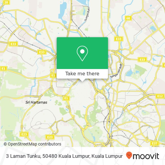 3 Laman Tunku, 50480 Kuala Lumpur map