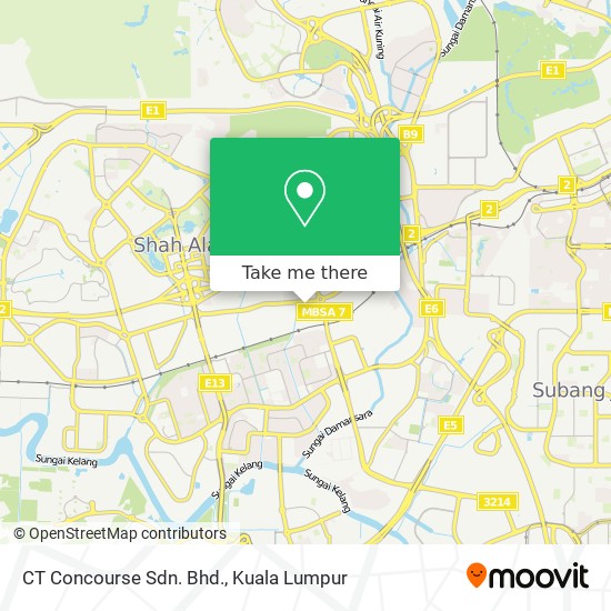 CT Concourse Sdn. Bhd. map