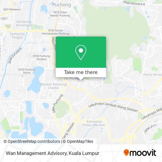 Wan Management Advisory map