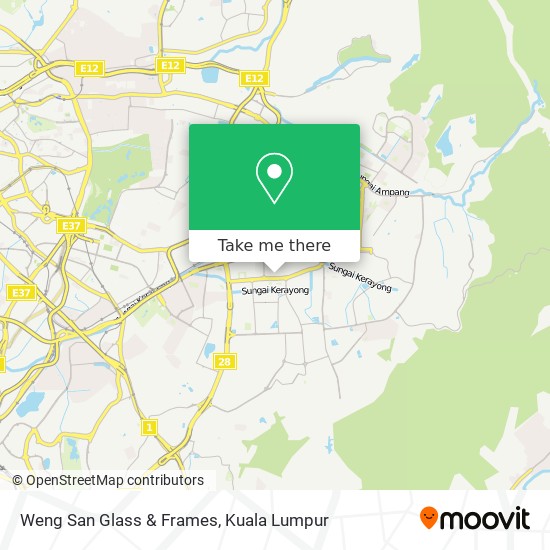 Weng San Glass & Frames map