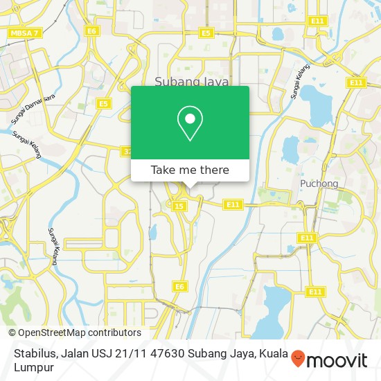 Stabilus, Jalan USJ 21 / 11 47630 Subang Jaya map