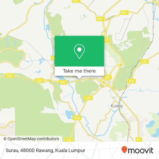 Surau, 48000 Rawang map