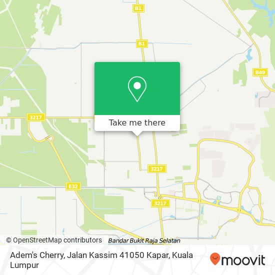 Adem's Cherry, Jalan Kassim 41050 Kapar map