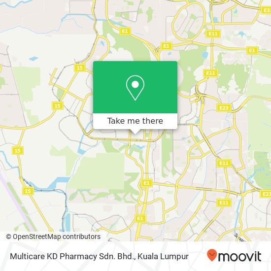 Multicare KD Pharmacy Sdn. Bhd. map
