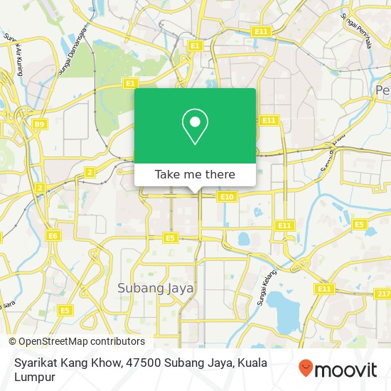 Syarikat Kang Khow, 47500 Subang Jaya map