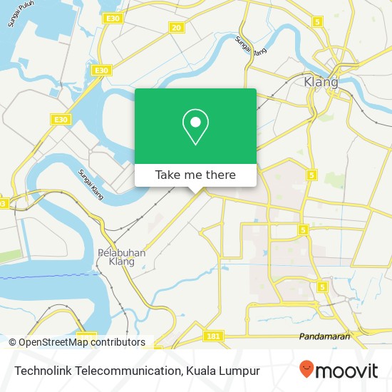 Technolink Telecommunication map