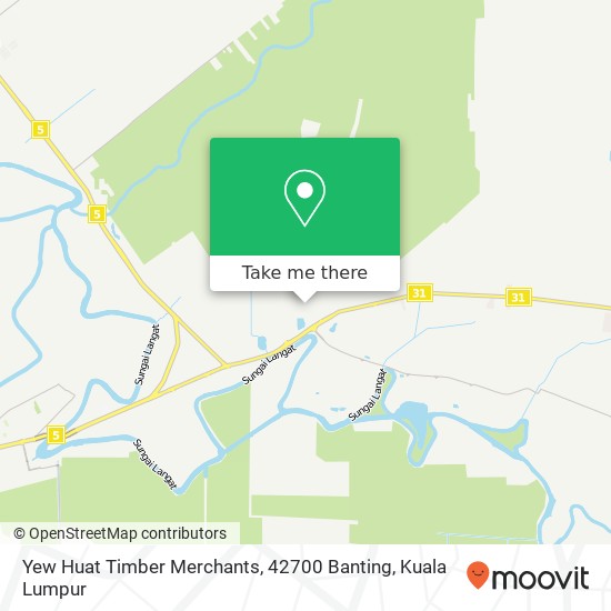 Yew Huat Timber Merchants, 42700 Banting map