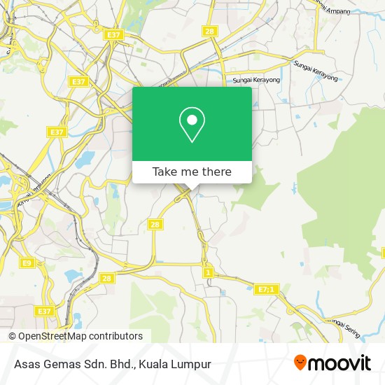 Asas Gemas Sdn. Bhd. map