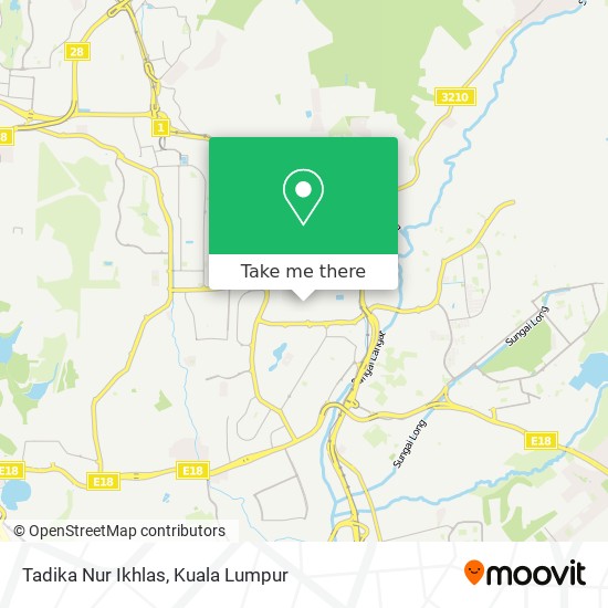 Tadika Nur Ikhlas map