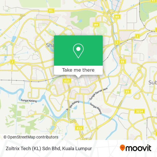 Zoltrix Tech (KL) Sdn Bhd map