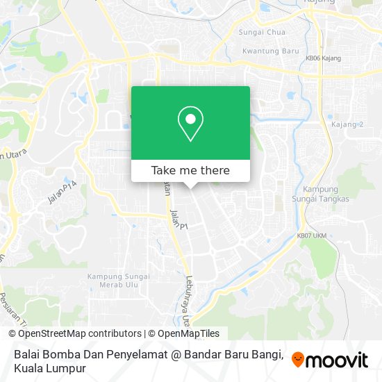 Balai Bomba Dan Penyelamat @ Bandar Baru Bangi map