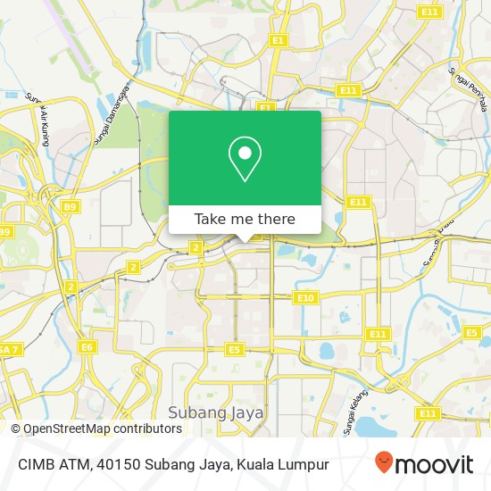 CIMB ATM, 40150 Subang Jaya map