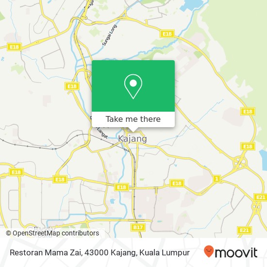 Restoran Mama Zai, 43000 Kajang map