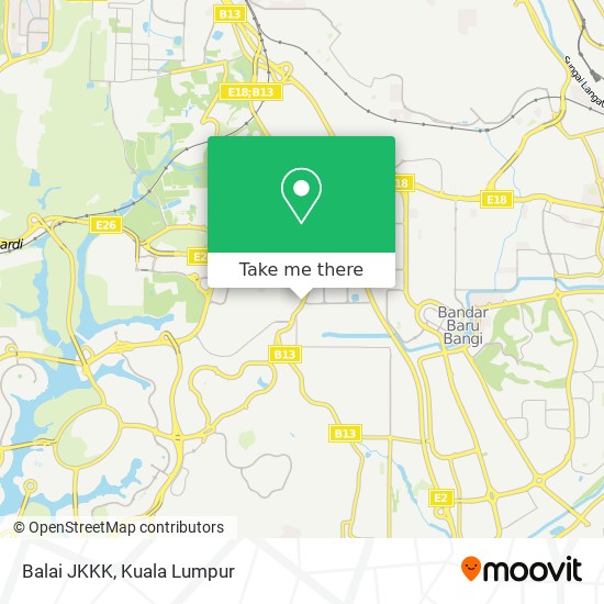 Balai JKKK map