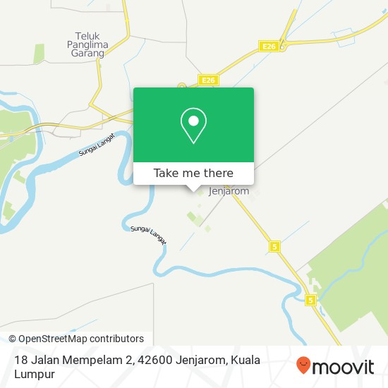 18 Jalan Mempelam 2, 42600 Jenjarom map