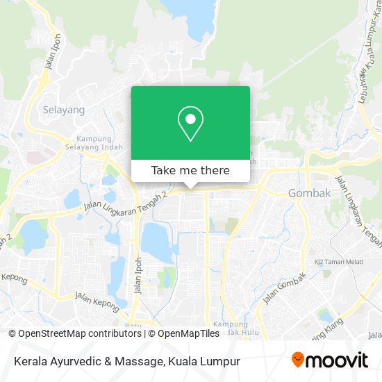 Kerala Ayurvedic & Massage map